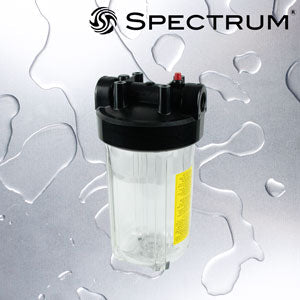 SFH-SC-1-10LD-1  :  SPECTRUM 10? Large Diameter Clear Filter Housing with 1? Ports