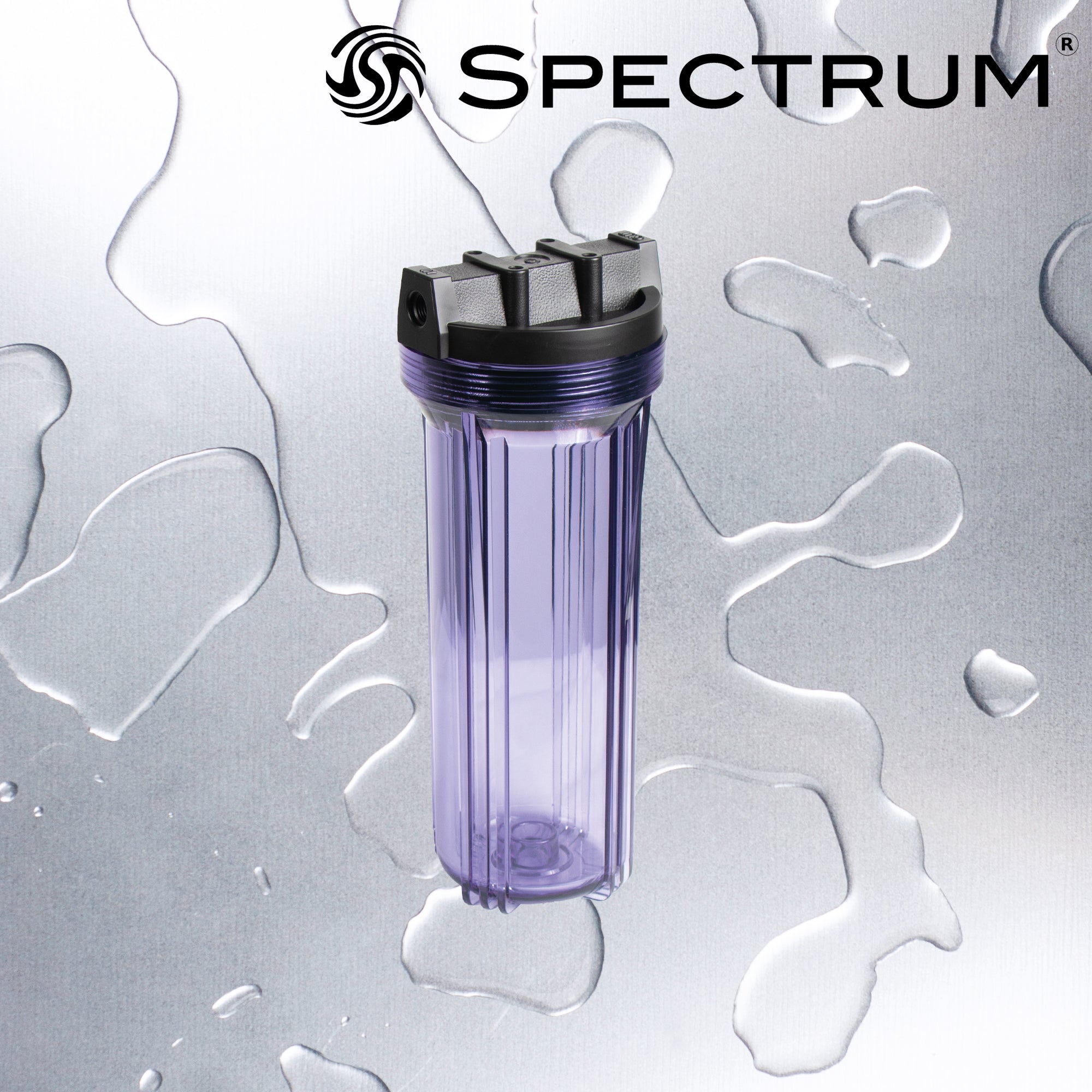 SFH-SC-1-10SD-1/4  :  SPECTRUM 10µ Clear Small Diameter Housing with 1/4µ Ports