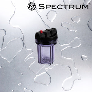 SFH-SC-1-47/8SD-3/8  :  SPECTRUM 5? Clear Small Diameter Housing with 3/8? Ports