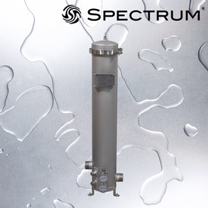 SFH-SGB-3-30-2-G   :   SPECTRUM INOX 3 X 30" Filter Housing 2" BSPT-M with Gauges