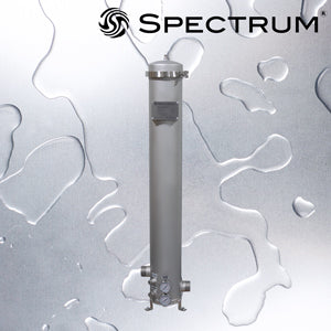 SFH-SGB-3-40-2-G   :   SPECTRUM INOX 3 X 40" Filter Housing 2" BSPT-M with Gauges