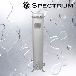 SFH-SGB-7-20-2-G   :   SPECTRUM INOX 7 X 20" Filter Housing 2" BSPT-M with Gauges