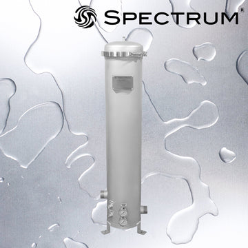SFH-SGB-7-20-2-G   :   SPECTRUM INOX 7 X 20" Filter Housing 2" BSPT-M with Gauges