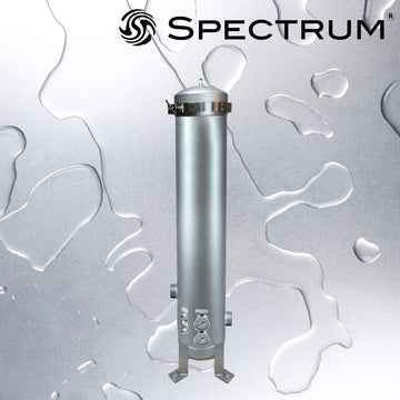 SFH-SPC-3-10-2-GP-ML   :   SPECTRUM INOX 3 X 10" Filter Housing 2" with Gauge Ports