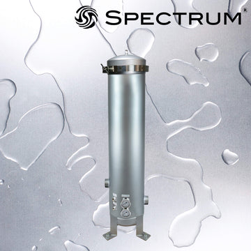SFH-SPC-5-40-2-GP-ML : SPECTRUM INOX 5 X 40" Filter Housing 2" with Gauge Ports