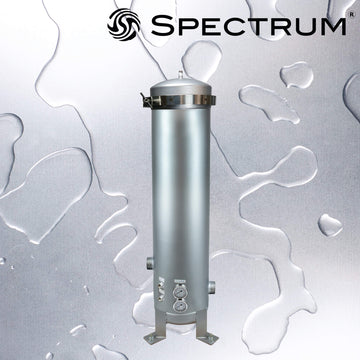 SFH-SPC-7-30-2-GP-ML   :   SPECTRUM INOX 7 X 30" Filter Housing 2" with Gauge Ports