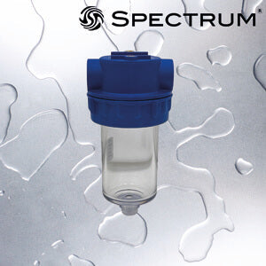 SFH-TC-1-1-1/4   :   SPECTRUM Miniature Size 1 Clear Filter Housing 1/4"