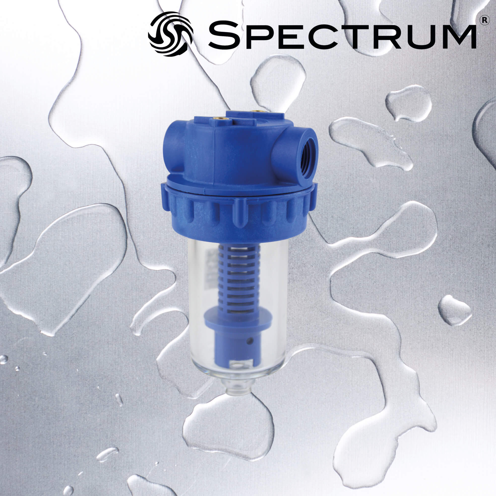 SFH-TC-1-2-1/4-W  :   SPECTRUM Miniature Size 2 Clear Filter Housing 1/4" with Support