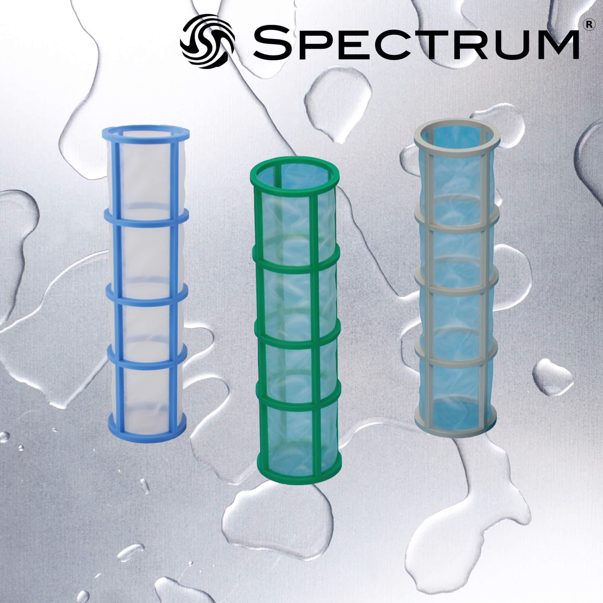 SFS-N-10-100   :   SPECTRUM Nylon 10" Filter Sleeve 100µm (Blue)