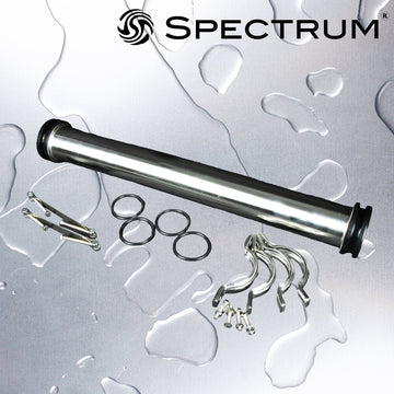 SMH-SP-4040-3/4-1/2   :   SPECTRUM 316L Membrane Housing 4040 with 3/4" and 1/2" Ports