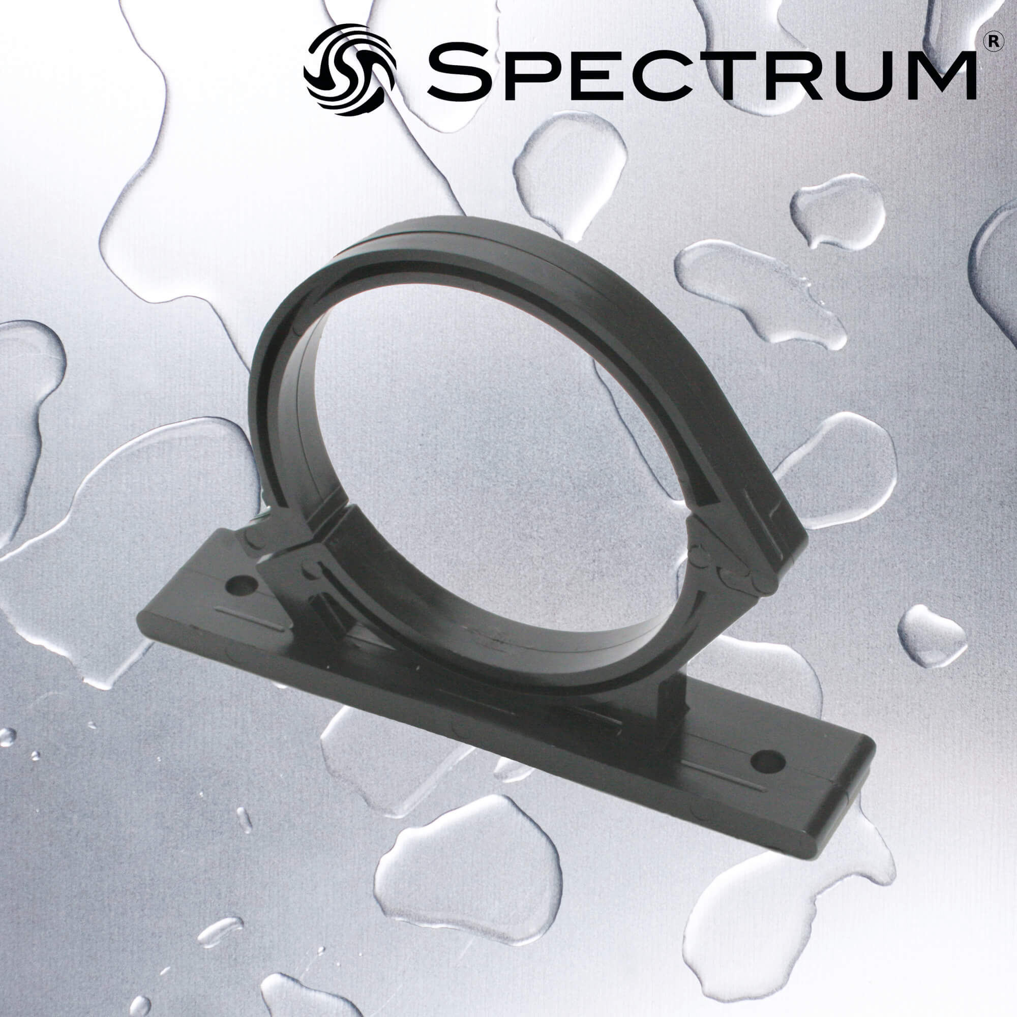 SMH-SADDLECLAMP4"   :   SPECTRUM 304L Membrane Housing 4" Nylon Saddle Clamp
