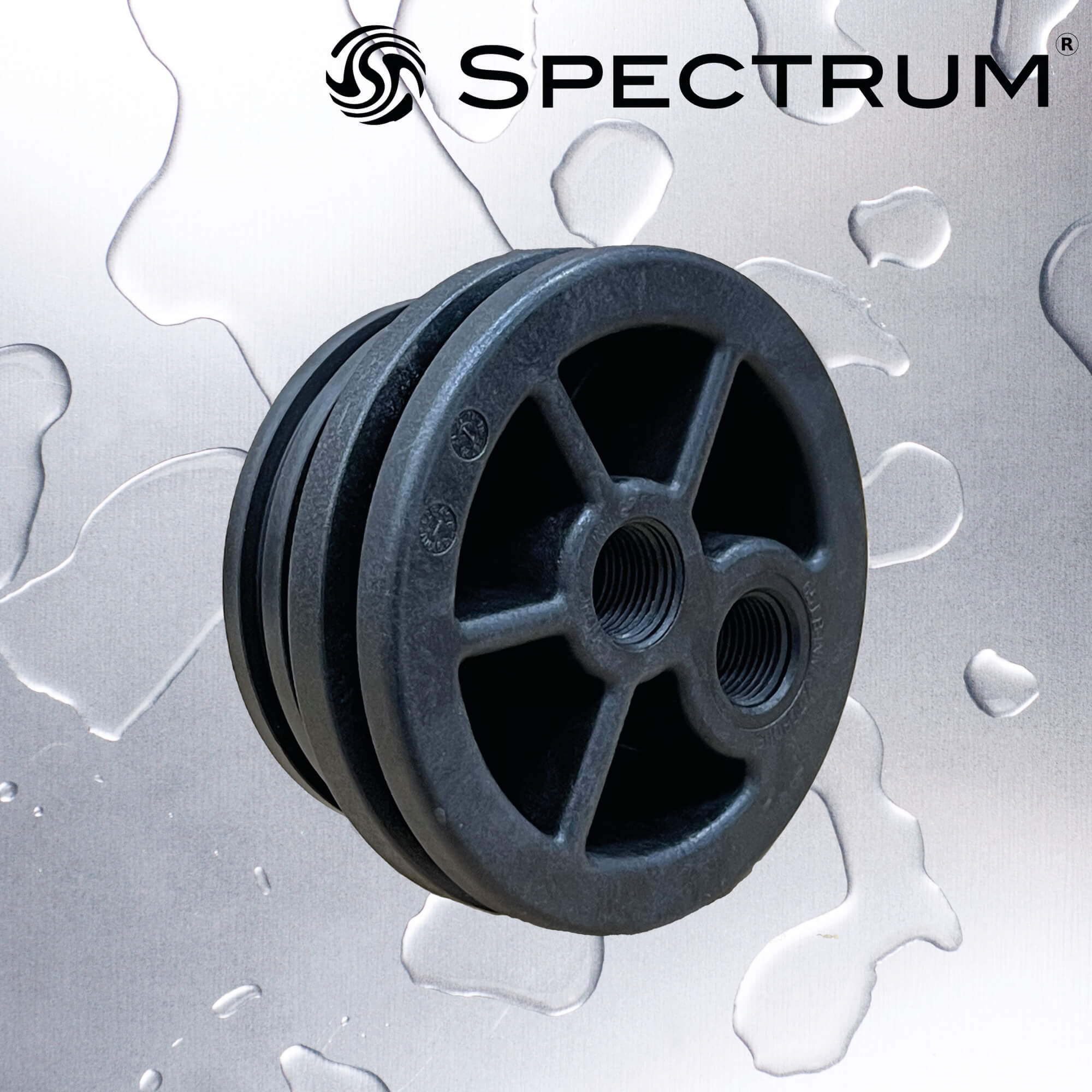 MEMBRANE-HOUSING-End-Cap V2 : SPECTRUM 4µ ABS End Cap for SS Membrane Housing V2