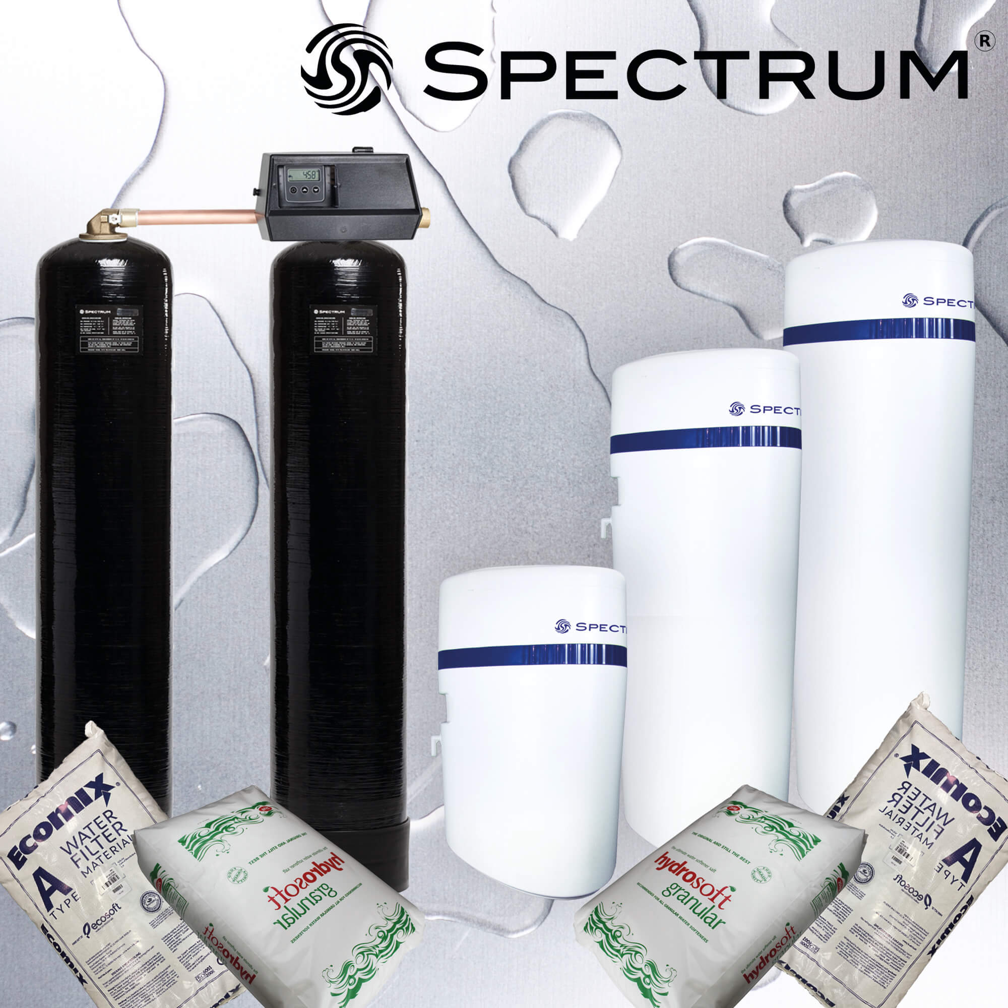 PWS-2.5M   :   SPECTRUM Premier Complete Duplex Softener 10x54"