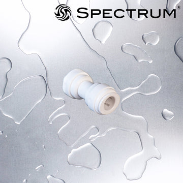 SC-U-P4P3   :   SPECTRUM Connector Union 1/4" Push Fit / 3/8" Push Fit
