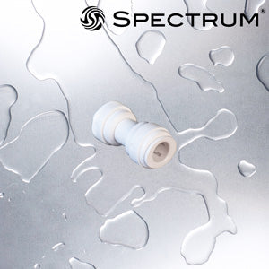 SC-U-P4P3   :   SPECTRUM Connector Union 1/4" Push Fit / 3/8" Push Fit