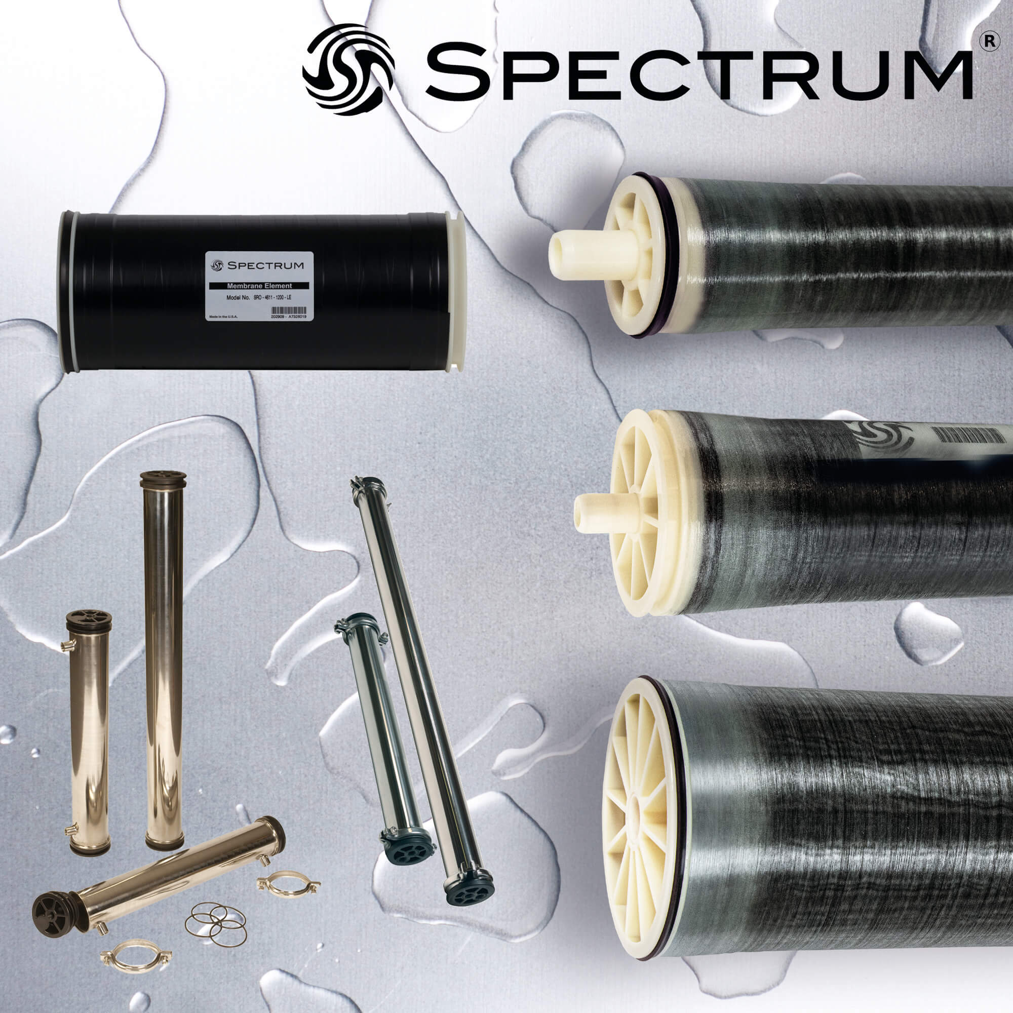 ERO-8040-HF  :  SPECTRUM Economic High Production, High Flow Membrane 8" x 40"