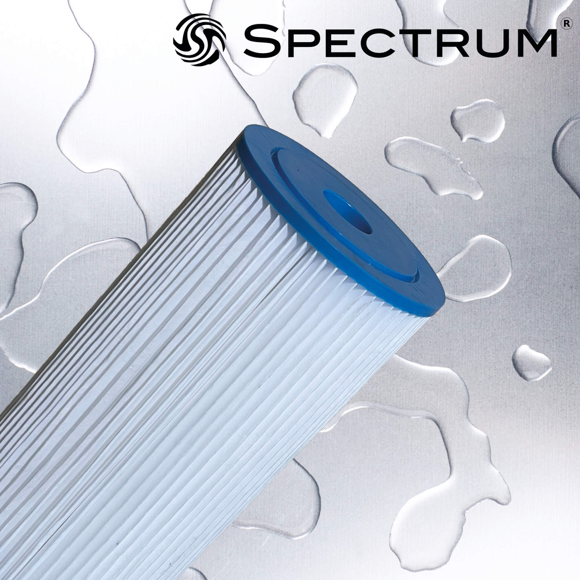 EPE-30-93/4LD   :   SPECTRUM Economic Pleat Polyester Filter 30µm 93/4" for Large Diameter