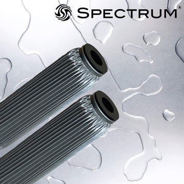 SPS-100-10-V   :   SPECTRUM INOX Stainless Steel Filter 100µm 10" DOE/Viton Gaskets