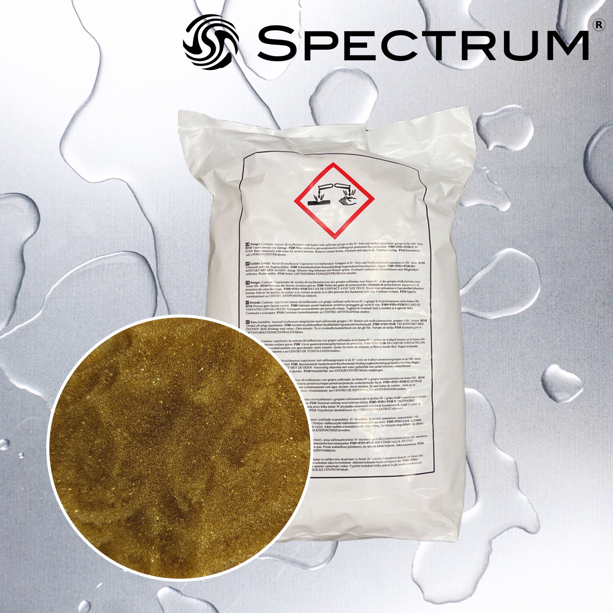 SRDI-RESIN-25L : SPECTRUM ION-X Mixed Bed DI Resin - 25 Litre Bag