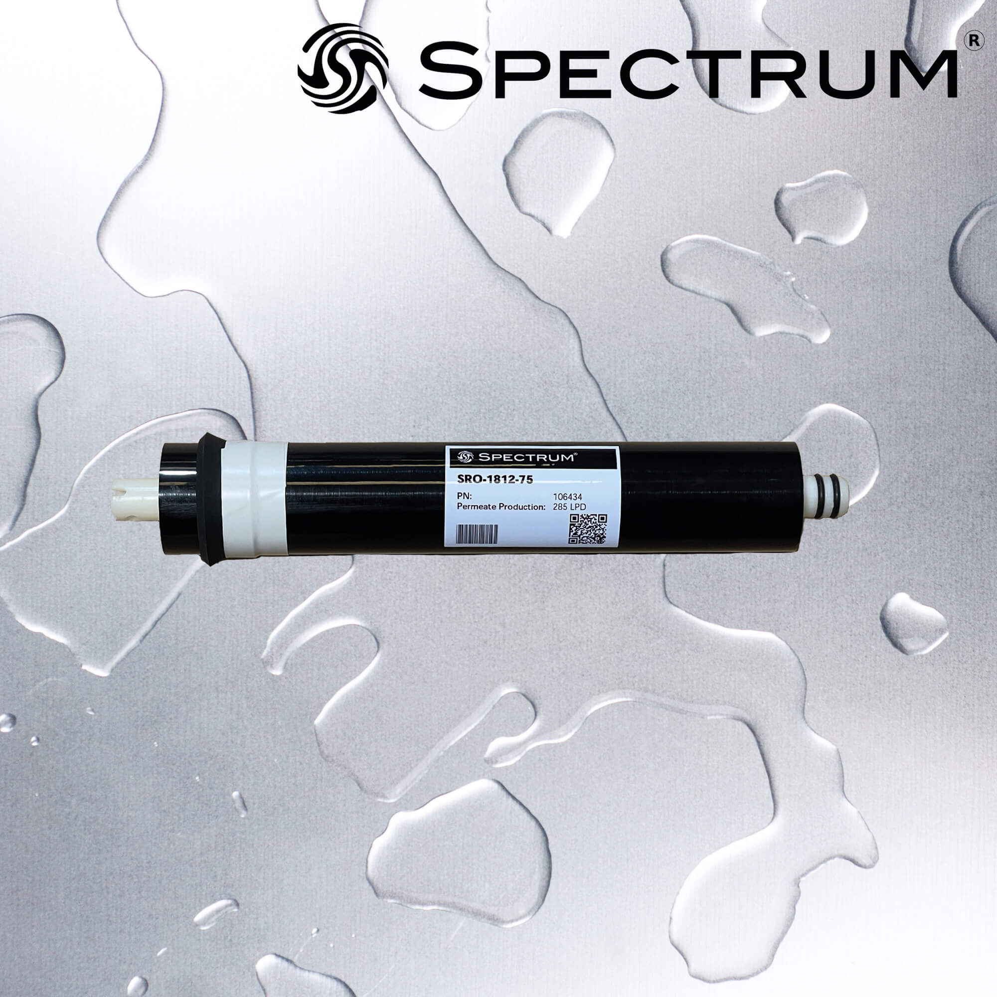 SRO-1812-75   :   SPECTRUM TF Thin Film RO Membrane 1.8" X 12" 75 GPD