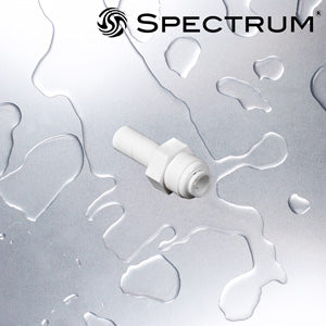 SC-S-S3P4   :   SPECTRUM Connector Straight 3/8" Stem / 1/4" Push Fit