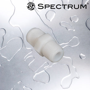 SC-S-T3T3   :   SPECTRUM Connector Straight 3/8" Male Thread / 3/8" Male Thread