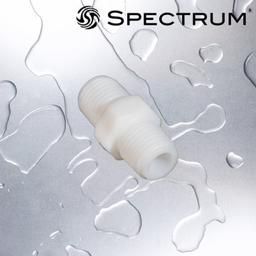 SC-S-T4T4   :   SPECTRUM Connector Straight 1/4" Male Thread / 1/4" Male Thread