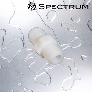 SC-S-T4T4   :   SPECTRUM Connector Straight 1/4" Male Thread / 1/4" Male Thread