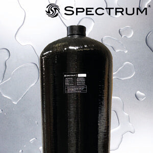 SV-FK-1665-C  :  SPECTRUM Fibre Glass Black Pressure Vessel 16"x65" Complete