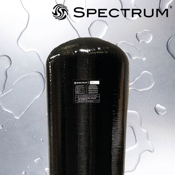 SV-FK-1665   :   SPECTRUM Fibre Glass Black Pressure Vessel 16"x65"
