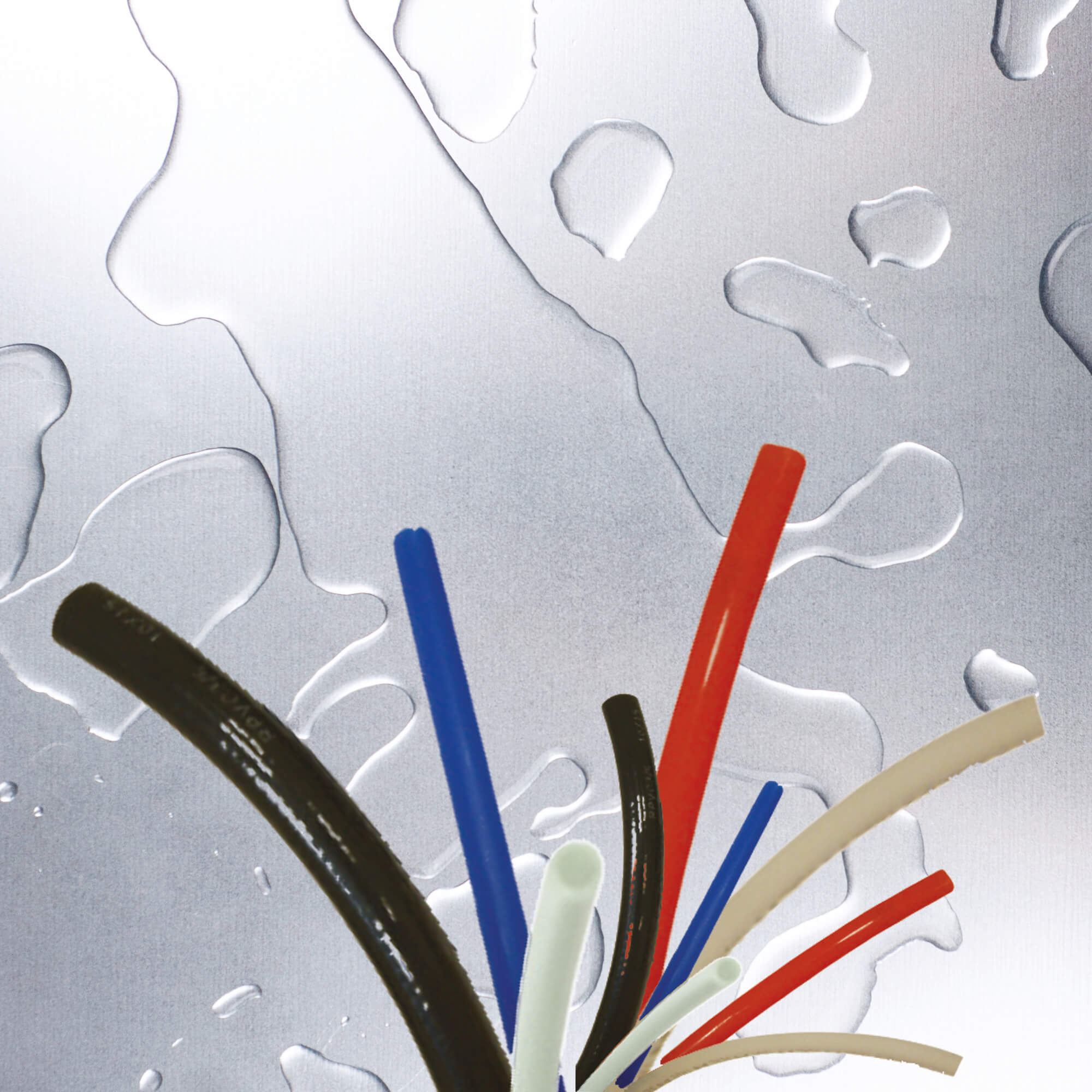 TUBING  :  Tubing White 1/2" - 1m