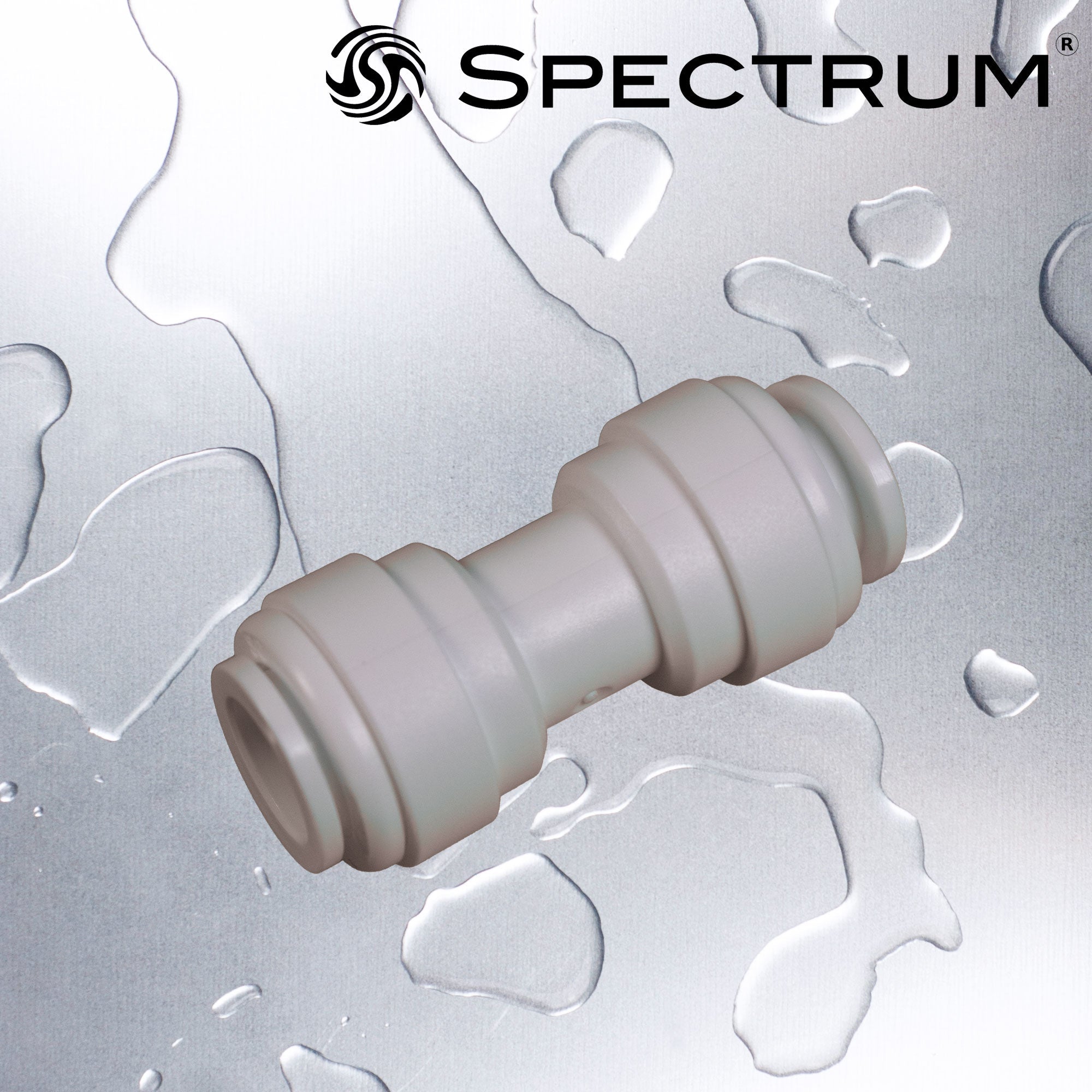 SC-U-P3P3   :   SPECTRUM Union Connector 3/8" Push Fit / 3/8" Push Fit