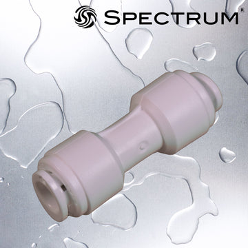 SC-U-P4P4   :   SPECTRUM Union Connector 1/4" Push Fit / 1/4" Push Fit