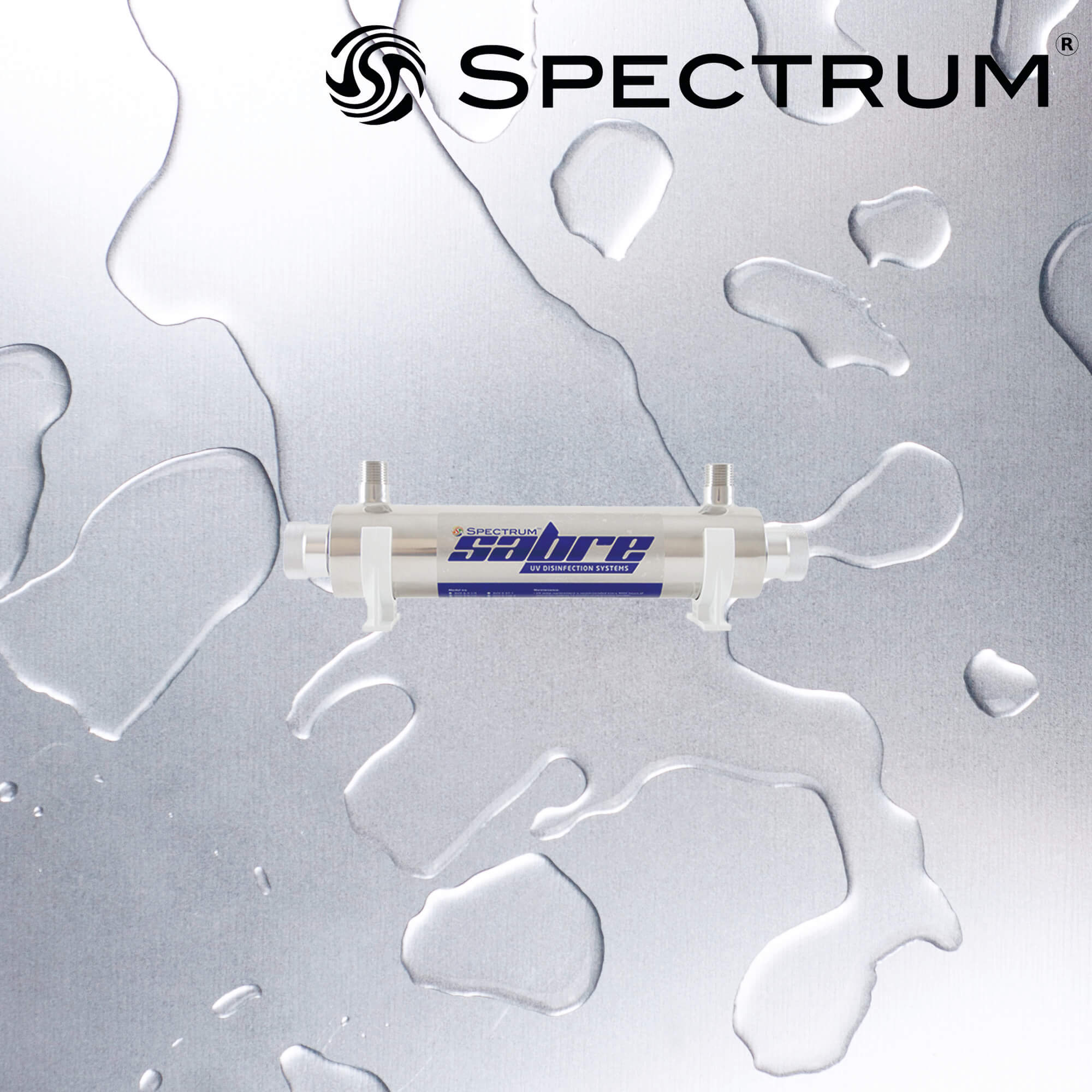 SUV-S-8-1/2-EU   :   SPECTRUM Sabre UV Disinfection System, 7.6 LPM, 1/2" BSP with EU Plug