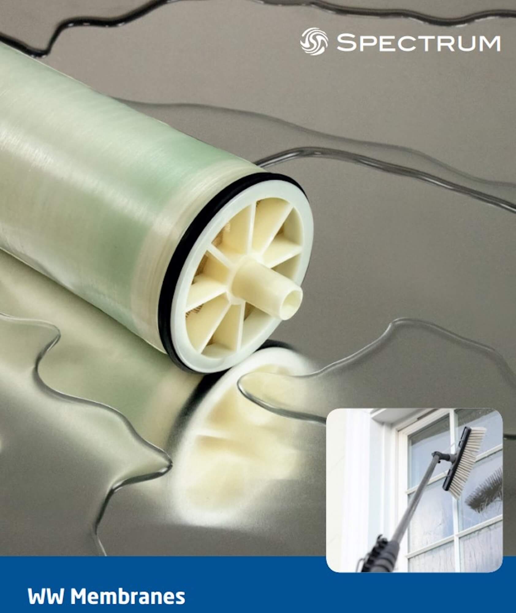 WWH4021  :  SPECTRUM Stainless Steel Membrane Housing 4? x 21µ